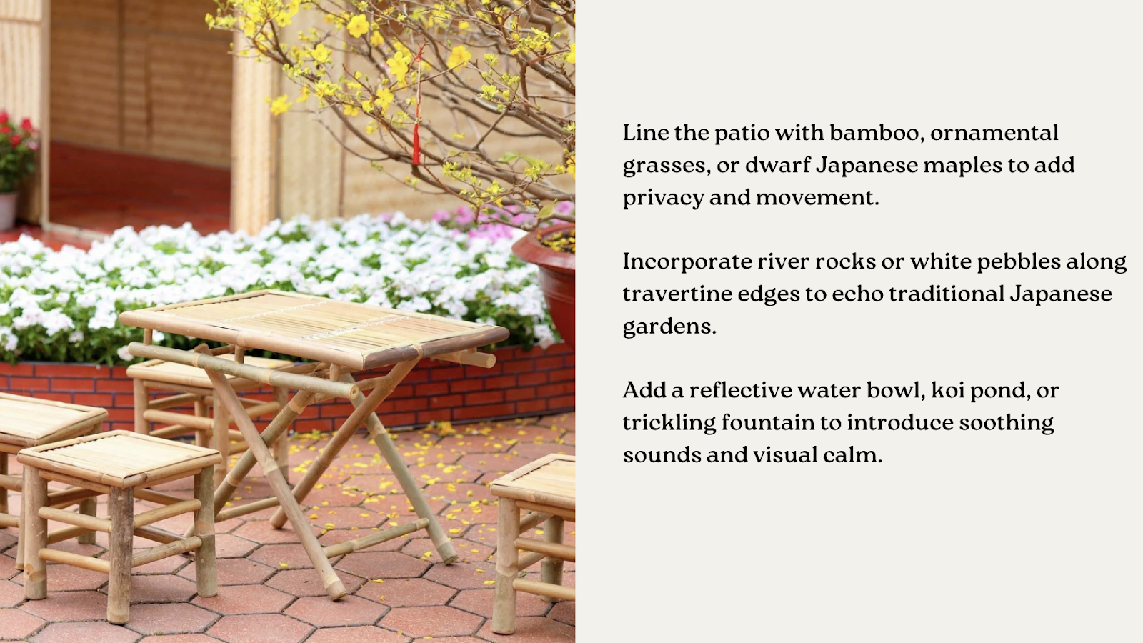 6 Designer-Approved Tips for Crafting a Serene Zen Patio with Travertine